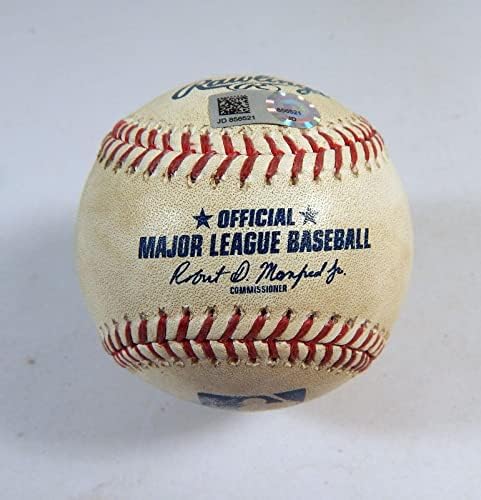 2019 Chicago Cubs Oyunu Kullanılan Beyzbol Rizzo RBI S Contreras Tek Bote HBP RBI-Oyun Kullanılan Beyzbol Topları