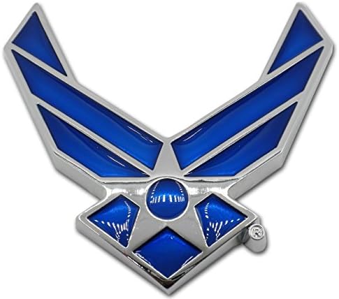 Mitchell Proffitt USAF Hava Kuvvetleri METAL Mavi Kanat Otomatik Premium Amblem