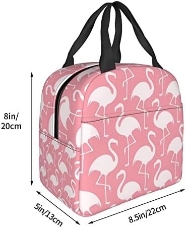 Flamingo Öğle Yemeği Çantası Kadın Küçük Soğutucu Çanta Yalıtımlı öğle yemeği kutusu Genç Kızlar için Erkek Öğle