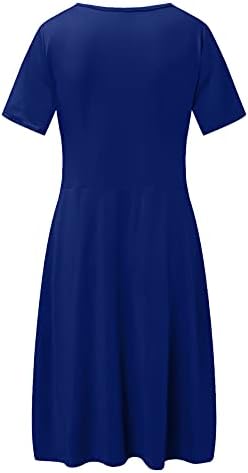 terbklf Halter Elbiseler Kadınlar için Zarif kadın 3/5 Kollu Katı rahat elbise Yaz Seksi Kapalı Omuz Plaj Elbise