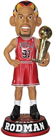 Dennis Rodman Chicago Bulls NBA Şampiyonları 3 Ayak 3 Ayak Bobblehead NBA Basketbol
