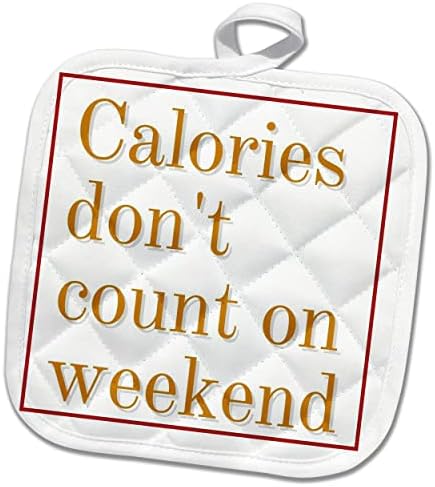 3dRose Gıda ve Kalori Metni hakkında Basit Tasarım Güvenilmez. - Tutacaklar (phl-364366-1)
