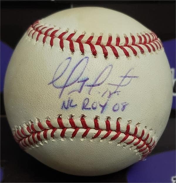 Geovany Soto imzalı beyzbol (Cubs White Sox) yazılı NL ROY 08-İmzalı Beyzbol Topları