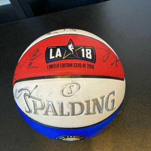 2018 NBA All Star Oyun Takımı İmzalı Basketbol JSA COA 30 Sİgs Stephen Curry - İmzalı Basketbol Topları