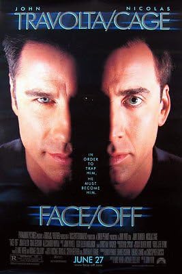 YÜZÜ kapalı - 27x40 D/S Orijinal Film Afişi Bir Sayfa 1997 John Travolta Nicolas Cage