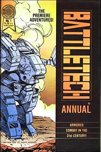 BattleTech (Blackthorne) Yıllık 1 VF / NM; Blackthorne çizgi romanı
