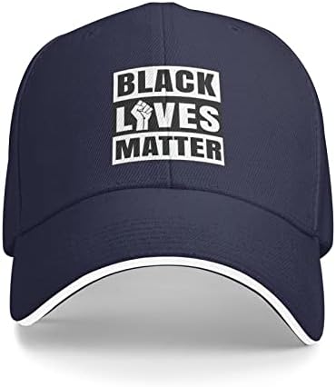 Siyah Lives Matter Yetişkin beyzbol şapkası Kadın Snapback Şapka Ayarlanabilir erkek Golf Kap