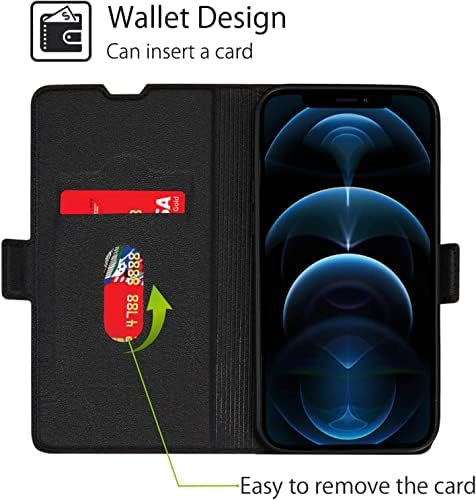 SERDAS iPhone için kılıf 14/14 Artı / 14 Pro / 14 Pro Max, PU deri cüzdan Kılıf kart tutucu Standı Fonksiyonu ile