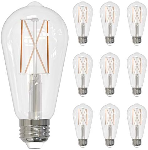 Bulbrite Item 776767, Filament LED Ampul, 8,5 Watt, ST18, 2700k, Tam Uyumlu Karartma, Kalıcı Vintage Çekicilik için