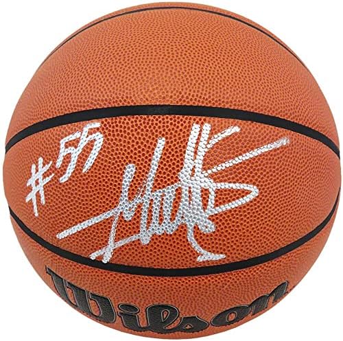 Dikembe Mutombo İmzalı Wilson İç / Dış Mekan NBA Basketbolu-İmzalı Basketbollar
