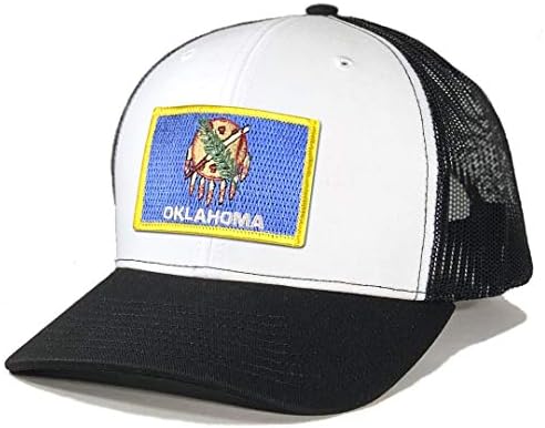 Vatan Tees erkek Oklahoma Bayrağı Yama şoför şapkası