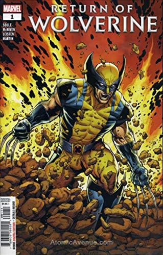 Wolverine'in Dönüşü 1 VF / NM ; Marvel çizgi romanı / Charles Soule