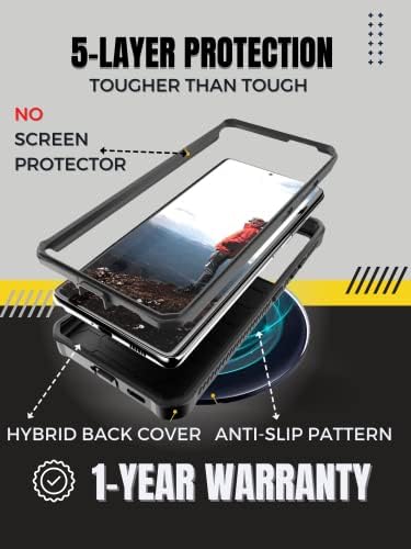 ArmadilloTek Vanguard Samsung Galaxy Note ile Uyumlu 20 Ultra 5G Durumda (2020 Sürümü) Askeri Sınıf Tam Vücut Sağlam