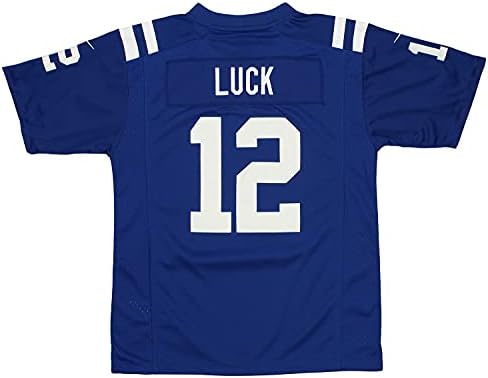 Outerstuff NFL Indianapolis Colts Andrew Şans 12 Erkekler (8-20) Oyun Günü Forması - Büyük (14-16)