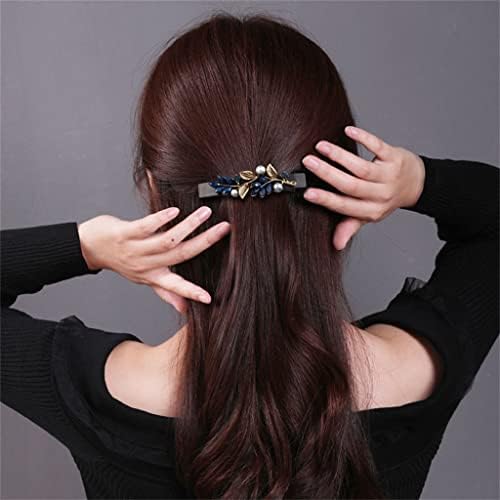 DOBA saç tokası üst Klip Geri Kafa Kaşık Kadın Saç Kartı Mizaç saç aksesuarları Kafa Çiçek Headdress (Renk: A, Boyut: